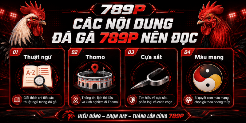 Đá Gà 789P – Thuật Ngữ, Cách Xem Trận Và Lưu Ý - Cavor