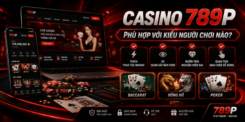 Casino 789P – Baccarat, Rồng Hổ, Poker Và Kinh Nghiệm - Cavor